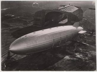The Akron Destoryed! Due to a storm the Giant American Airship, the "Akron", was destroyed. Of the 77 men on board, only 4 survived.