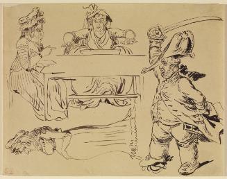 Studies after James Gillray