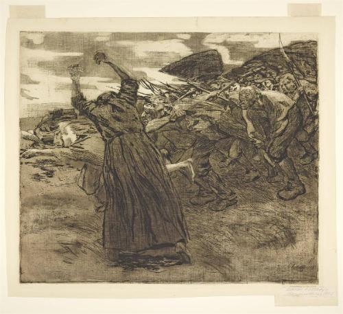 Losbruch   Plate 5 from Bauernkrieg