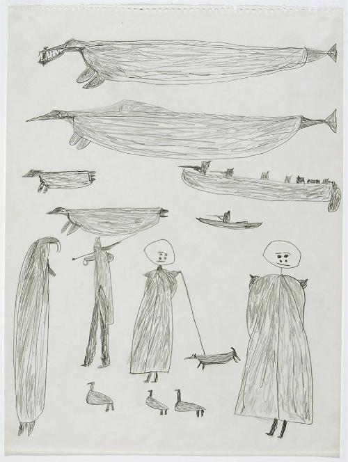 Hunters with Seals, Walrus and Whales