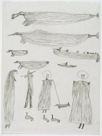 Hunters with Seals, Walrus and Whales