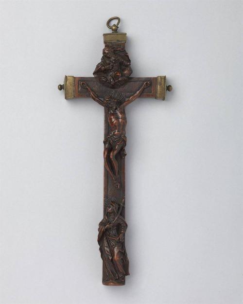 Reliquary: Christ Crucified, God the Father, and Mary Magdalene