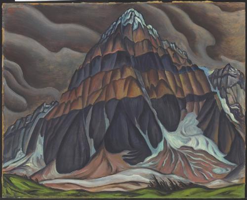 Mountain Peak Near Lake Morraine, B.C.