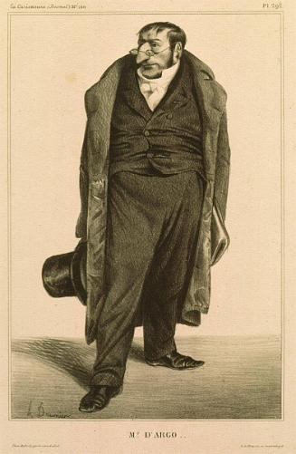 Mr. D'Argo (Comte D’Argout), Plate 292 from La Caricature, No. 140, July 11, 1833