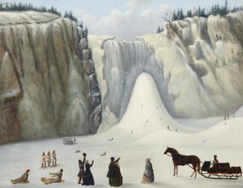 Montmorency Falls in Winter