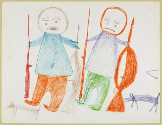 Two Hunters with Dogs