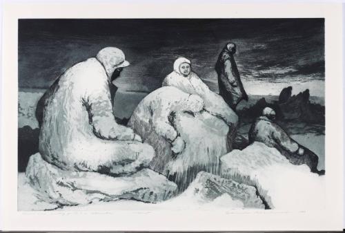 Keans' Men Waiting for the S.S. Bellaventure