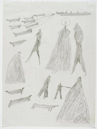 Walrus Hunting with Dog Team