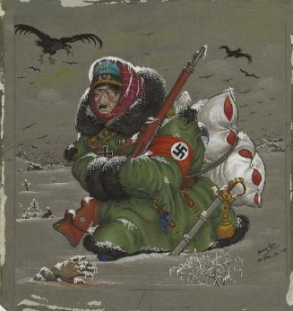 Hitler in Winter Retreat from Russia