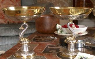 One of a Pair of Tazzas: Judith and Holofernes