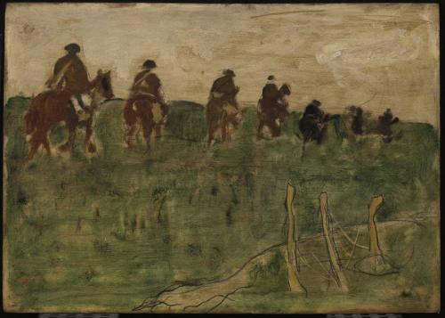 Canadian Cavalry in Picardie