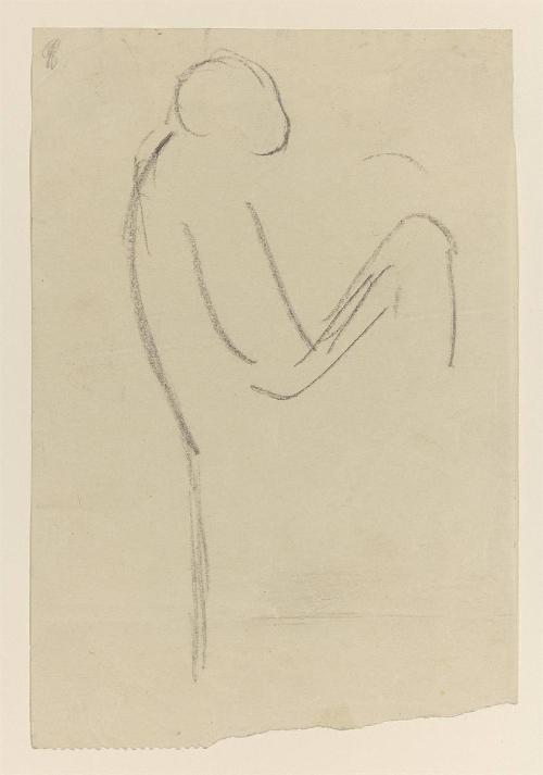 Concert in Kiel - Seated Figure facing right