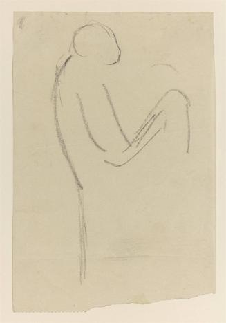 Concert in Kiel - Seated Figure facing right
