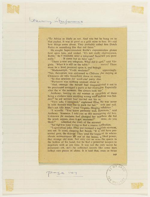 Literary Interference