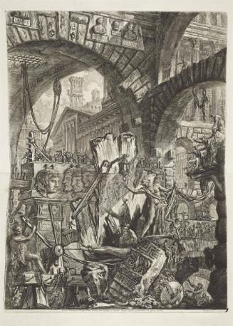 An Architectural Medley, with a Man on the Rack in the Foreground from the Carceri d'invenzione (Imaginary Prisons)