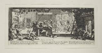 Le Pillage d'une Ferme  from "Les Grandes Misères de la Guerre"