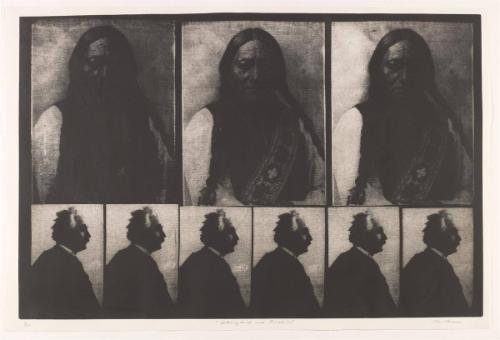 Sitting Bull and Einstein   from "The Columbus Suite"