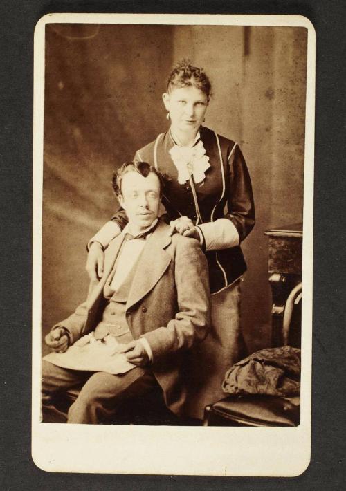 Emma Bywater (1850-c.1885) and Alfred Cornelius Hurrell (1853-?) [aunt and uncle of Theresa Bywater Peterkin]