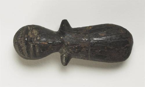 Figure Wearing Visor