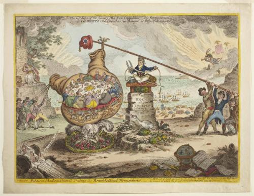 Political Mathematician's, Shaking the Broadbottom'd Hemispheres