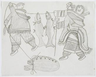 Family with Catch of Fish