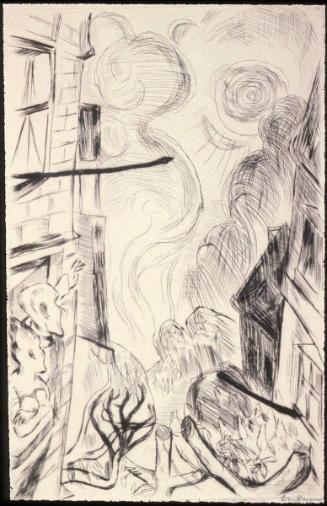 Strasse in Frankfurt   Plate 13 from Gesichter Portfolio