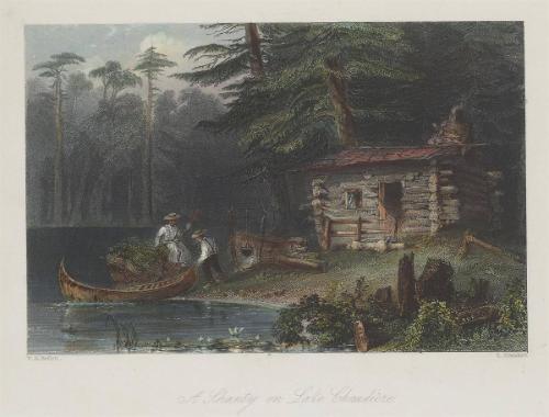 A Shanty on Lake Chaudière