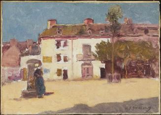 The Square in Pont Aven, France