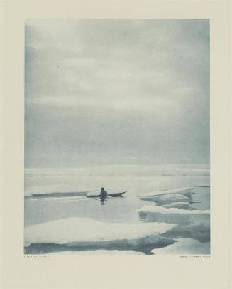 Summer (August) Eskimo Kayak in Northeastern Hudson Bay from Nanook of the North