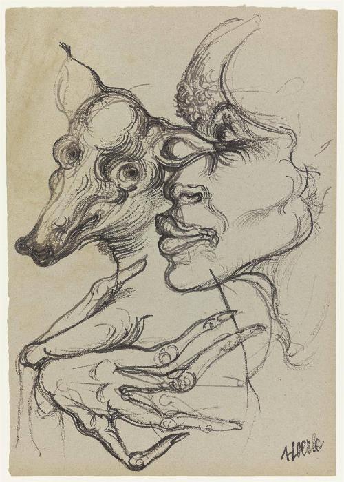 Woman with Dog