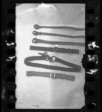 Belts made in the ghetto workshops ("ressorts")