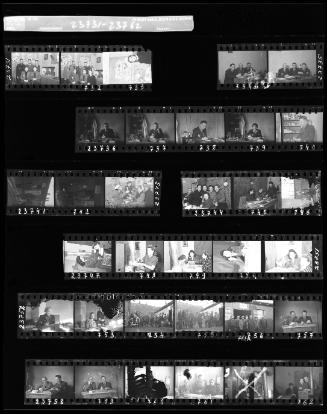 Negative Sheet #57 from Lodz Ghetto Collection