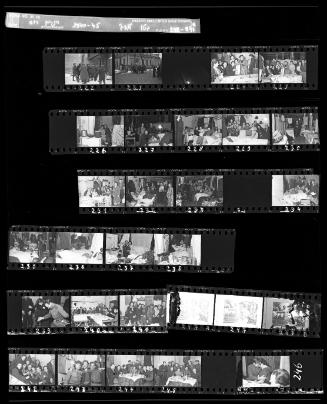 Negative Sheet #8 from Lodz Ghetto Collection