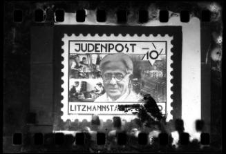 Stamp with Chaim Rumkowski: Litzmannstaett Ghetto, The jewish post department