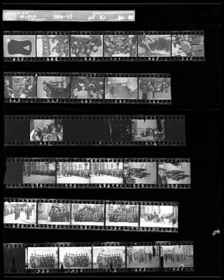 Negative Sheet #16 from Lodz Ghetto Collection