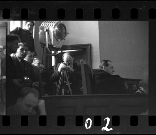 The trial of Hans Biebow, former head of the Lodz Ghetto's German administration