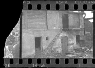 View of an unidentified building in the ghetto