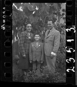 Family with a young boy