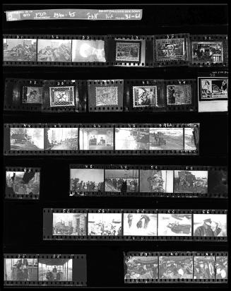 Negative Sheet #2 from Lodz Ghetto Collection