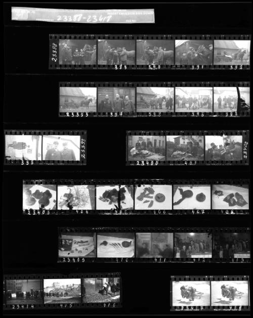 Negative Sheet #49 from Lodz Ghetto Collection