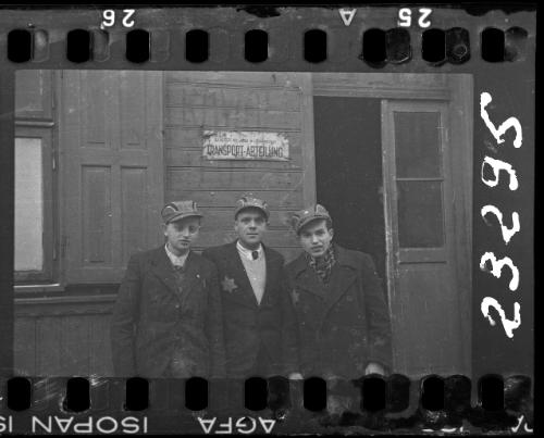 Three young male workers of the Transport Department