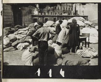 Contact Print #114 from Page #3 from Lodz Ghetto Album