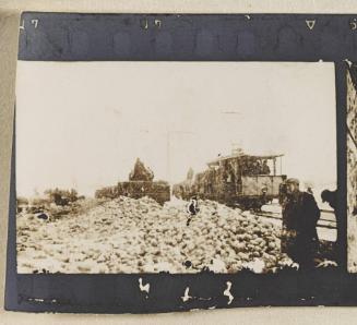 Contact Print #413 from page #12 in Lodz Ghetto Contact Album