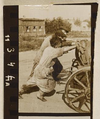 Contact Print #346 from page #10 in Lodz Ghetto Contact Album