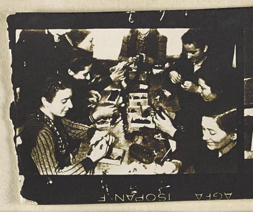 Contact Print #467 from page #16 in Lodz Ghetto Contact Album