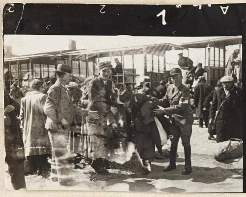 Contact Print #1 from page #1 in Lodz Ghetto Contact Album