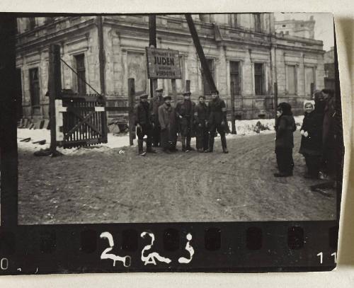 Contact Print #223 from Page #6 from Lodz Ghetto Album