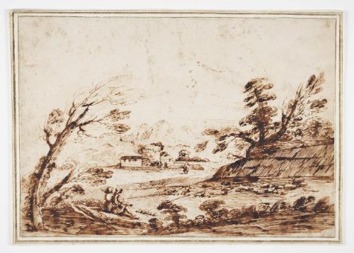 A Landscape with Travellers Resting