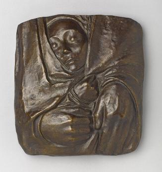 Grabrelief. Ruht im Frieden seiner Hände