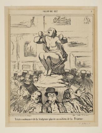 Triste contenance de la Sculpture placée au milieu de la Peinture